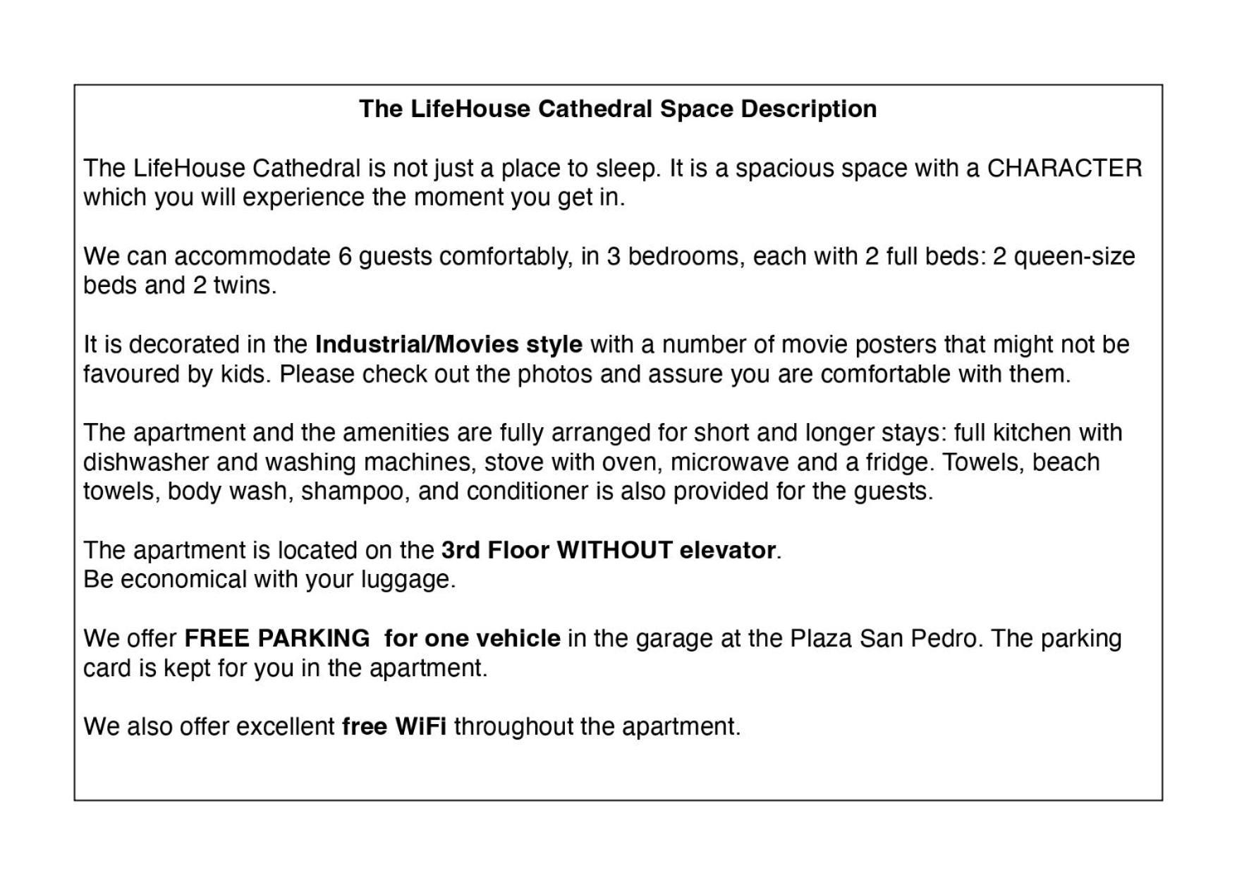 דירות אלמריה Lifehouse Cathedral * Free Parking* Superiorwifi* מראה חיצוני תמונה